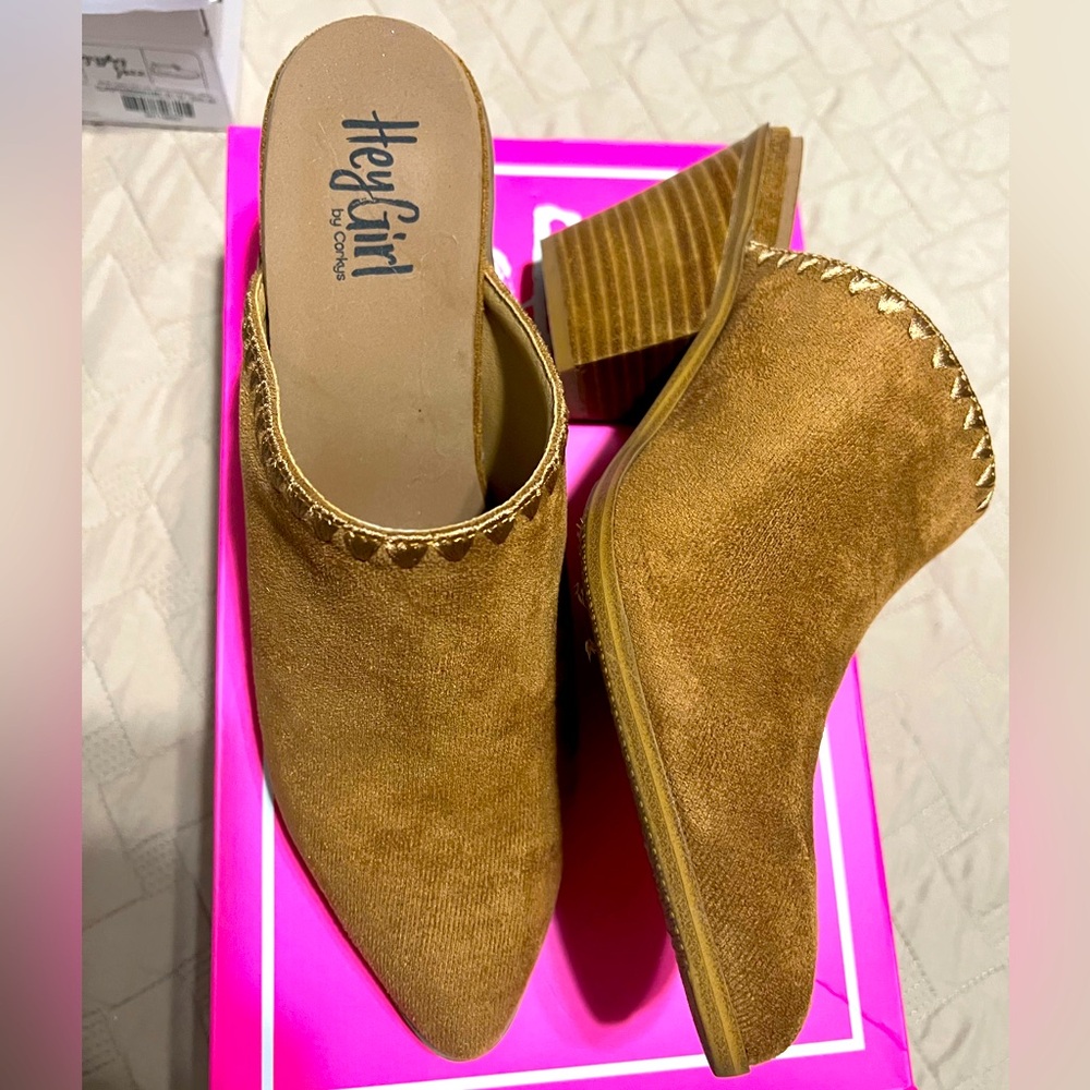 Hey Girl by Corkys Sizzle - Tobacco Faux Suede